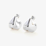 Nouveaux Puff Earrings – Earrings – Silver
