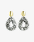 Berry Metallic Silver Drop – Earrings – 18kt Gold-Plated