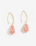 Amy - Cone XS Old Pink/Pearl – Ohrhänger – 18kt vergoldet