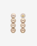 Small Beads Earring champagner pearl – Earrings – Gold-Plated