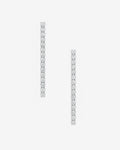 Tennis Earrings White – Ohrringe – Silber