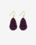 Amy Cone S Metallic Purple – Earrings – 18ct Gold-Plated