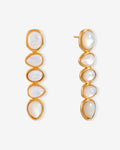 Portia Earrings Pearl - Ohrhänger - 22kt vergoldet