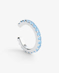 Kylee Aqua Cuff – Earcuff – Silver-Plated