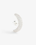 Amara Mini Pavé Stud – Ohrstecker – versilbert