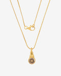 Estelle Smoky – Necklaces – 22ct Gold-Plated