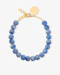 Small Beads Necklace ocean blue – Necklaces – Gold-Plated