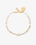 Shore Necklace Taupe - Necklaces - Gold-Plated