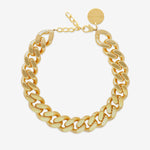 Flat Chain Necklace Gold – Halsketten – vergoldet