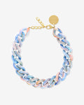 Flat Chain Necklace Sea wave – Halsketten – vergoldet