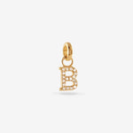 B – Letter Charms – 18ct Gold-plated