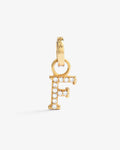 F – Letter Charms – 18ct Gold-plated