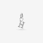 H – Letter Charms – Silver