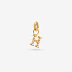 H – Letter Charms – 18kct Gold-plated