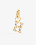 H – Letter Charms – 18kct Gold-plated
