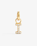 I – Letter Charms – 18ct Gold-plated
