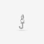 J – Letter Charms – Silver