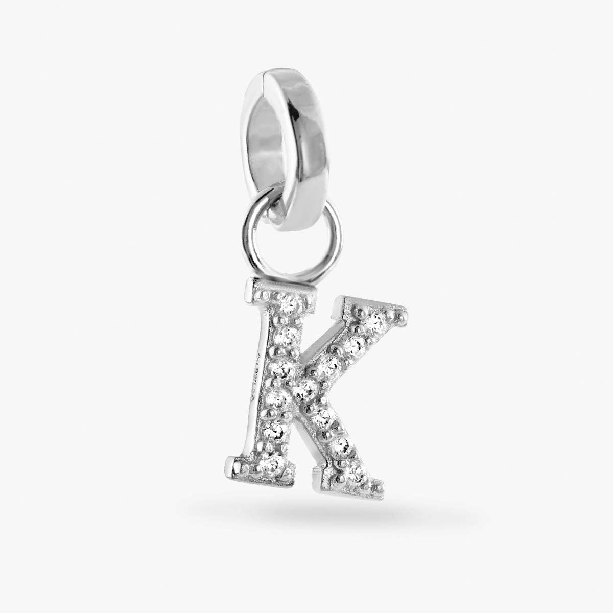 Letter sale charms silver