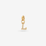 L – Letter Charms – 18kct Gold-plated