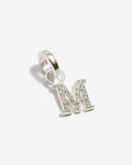 M – Letter Charms – Silver