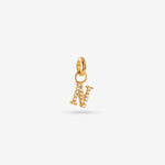 N – Letter Charms – 18ct Gold-plated