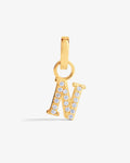 N – Letter Charms – 18ct Gold-plated