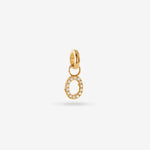 O – Letter Charms – 18kt Gold-plated