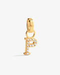 P – Letter Charms – 18ct Gold-plated