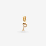 P – Letter Charms – 18ct Gold-plated