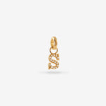 S – Letter Charms – 18ct Gold-plated