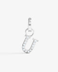 U – Letter Charms – Silver