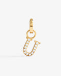 U – Letter Charms – 18kt Gold-plated