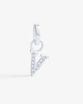 V – Letter Charms – Silver