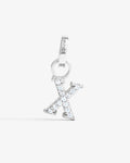 X – Letter Charms – Silver