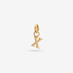 X – Letter Charms – 18kt Gold-plated