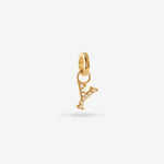 Y – Letter Charms – 18ct Gold-plated