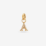 A – Letter Charms – 18ct Gold-plated