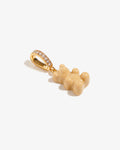 Salt Caramel Nostalgia Bear – Chain Pendants – 18k Gold-Plated