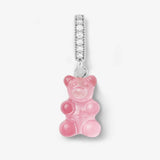 Bubblegum Nostalgia Bear – Necklace Pendants – 925 Silver–Plated