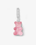 Bubblegum Nostalgia Bear – Necklace Pendants – 925 Silver–Plated