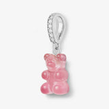 Bubblegum Nostalgia Bear – Necklace Pendants – 925 Silver–Plated