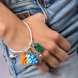Mediterranean Nostalgia Bear – Necklace Pendants – 925 Silver–Plated