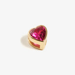 Love Slider Charm Ruby – Anhänger – 18kt vergoldet