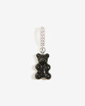 Black Nostalgia Bear – Necklace Pendants – 925 Silver–Plated