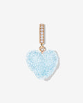 Jelly Heart Baby blue – Halsketten  – 18kt vergoldet