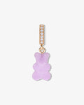 Fizzy Nostalgia Bear Grape Pave – Necklace Pendants – 18ct Gold-Plated