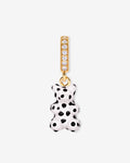 Dalmatian Patterned Bear - Kettenanhänger - 18kt vergoldet