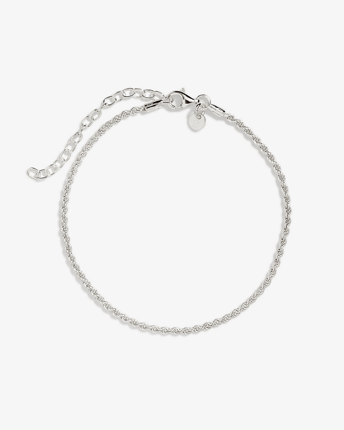 Mini Rope Chain Mini Ruby Bold Rope Chain – Bracelets – Silver at GLAMBOU
