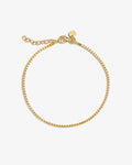 Box chain – Bracelets – 18ct Gold-Plated