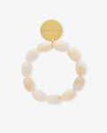 Olive Flex Bracelet pearl marble – Armbänder – vergoldet